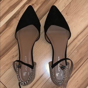 Black and white flats